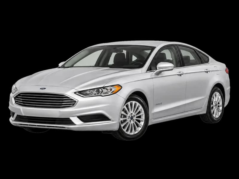 Ford Fusion Hybrid 2.0L, silver, front three-quarter view